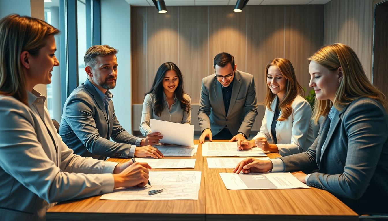 Senior legal team and family support